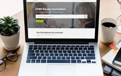 Écran nouveau site CRF